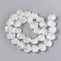 Handmade Foil Lampwork Beads Strands