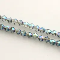 Electroplate Glass Bead Strands