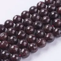 Natural Garnet Beads Strands