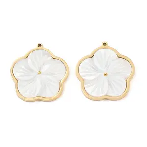 Natural White Shell Pendants