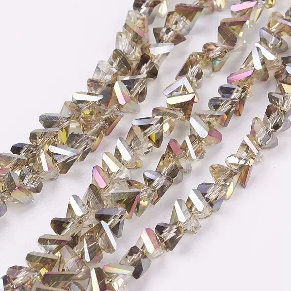 Electroplate Glass Beads Strands