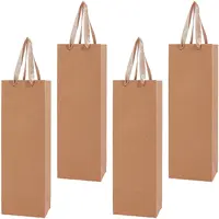 Paper Gift Tote Bags with Ribbon Handle