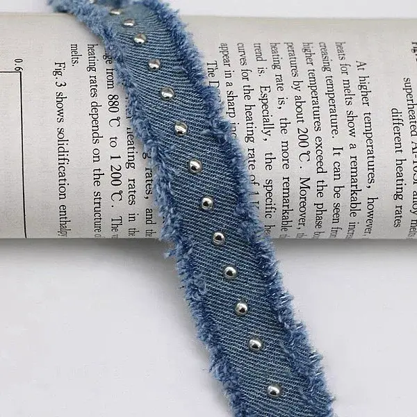 Denim Fabric Ribbon