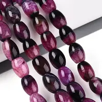 Dyed Natural Agate Beads Strands