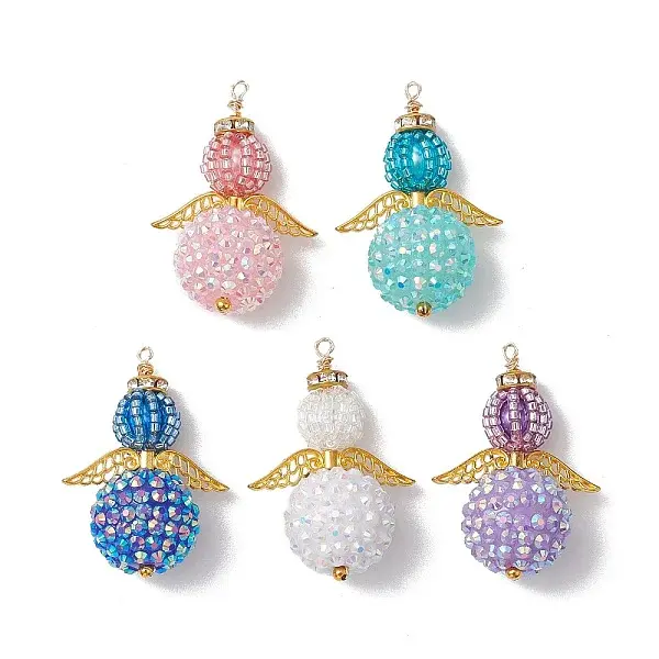 Seed Beads Alloy Pendants