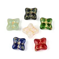 Baking Paint Transparent Glass Beads