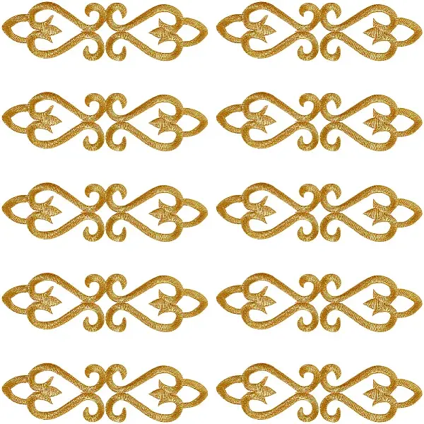 20Pcs Flower Polyester Computerized Embroidery Sew on Patches