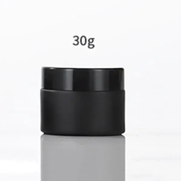 Frosted Glass Refillable Cream Bottle