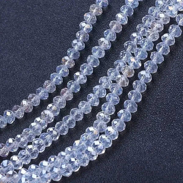 Electroplate Glass Beads Strands
