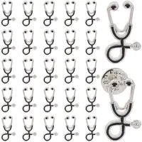 30Pcs Creative Zinc Alloy Brooches