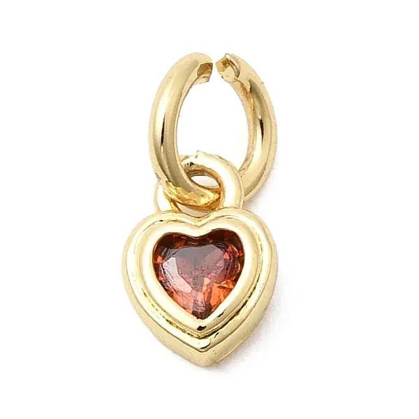 Brass Cubic Zirconia Charms