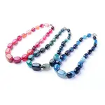 Gemstone Graduated Beaded Necklaces