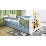 MID.YOU POSTEL PRO DĚTI A MLÁDEŽ 80/160 cm, modrá, bílá