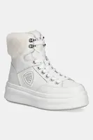 Nízké kozačky Blauer EMERY dámské, bílá barva, na platformě, zateplené, F5EMERY01/LEA