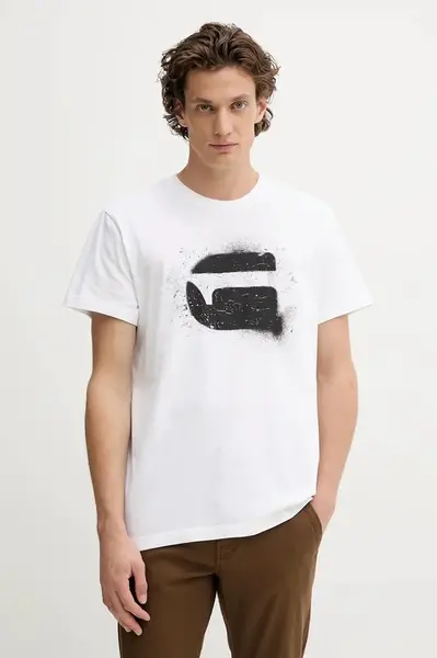 Bavlněné tričko G-Star Spray G logo