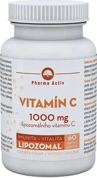 PHARMA ACTIV VITAMIN C 1000MG LIPOZOMAL 60 kapsúl