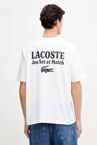 Bavlnené tričko Lacoste