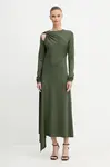 Šaty Victoria Beckham zelená barva, maxi, 1425JDR006789A