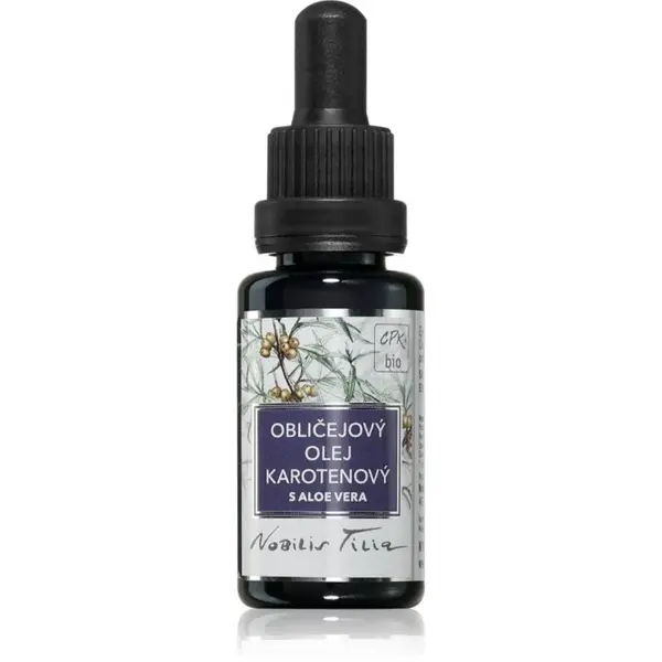 Nobilis Tilia Obličejový olej Karotenový s Aloe Vera pestujúci olej na tvár 20 ml