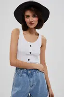 Marisse Straw hat with a decorative ribbon