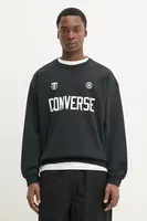 Mikina Converse pánská, černá barva, s potiskem, 10028409-A01