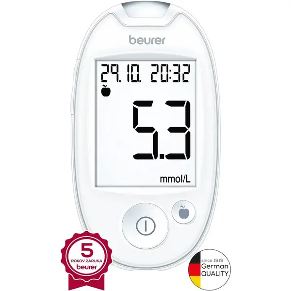 Glukomer BEURER GL 44 white mmol/L