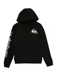 QUIKSILVER Mikina  čierna / biela