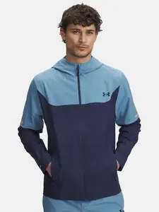 Pánská bunda Under Armour UA Tech Utility Woven Jckt-BLU - Pánské