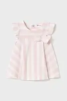 Kojenecké šaty Mayoral Newborn růžová barva, mini, áčková, 1847