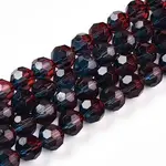 Baking Paint Transparent Glass Beads