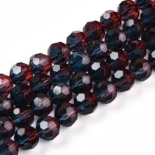 Baking Paint Transparent Glass Beads