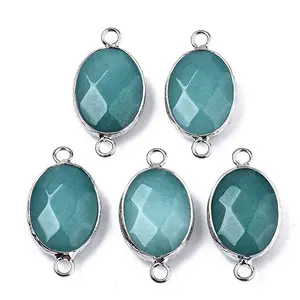 Natural White Jade Links/Connectors