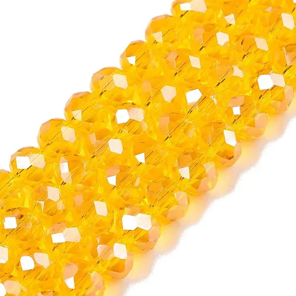 Electroplate Glass Beads Strands