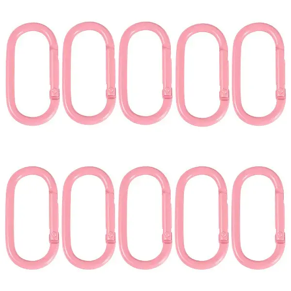 10Pcs Alloy Spring Gate Rings