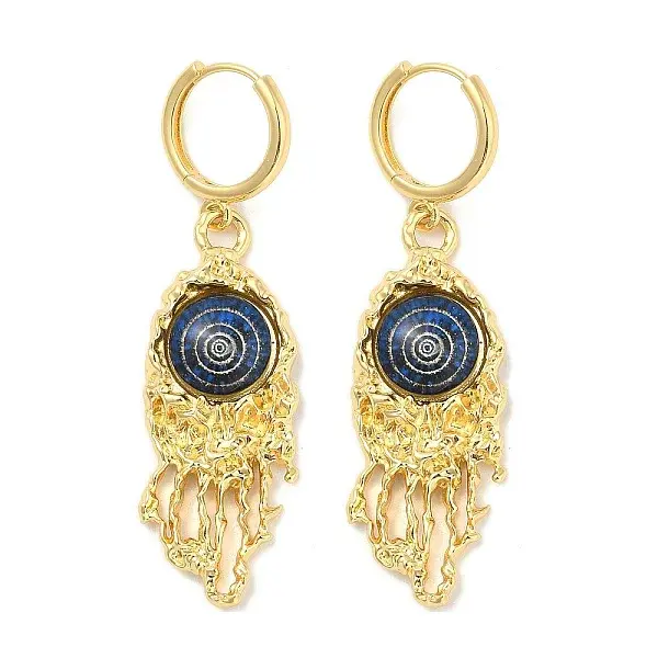 Rack Plating Brass Dangle Earrings for Women
