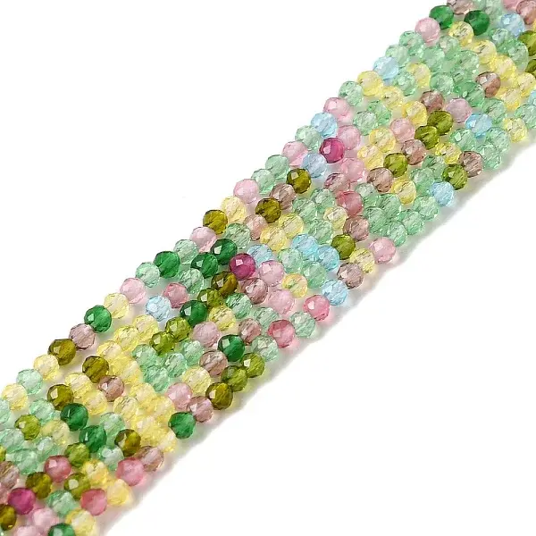 Transparent Glass Beads Strands