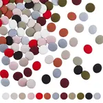 96Pcs 12 Colors 1-Hole Polyester Buttons