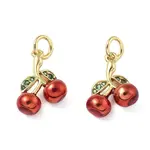 Brass Enamel Pendants