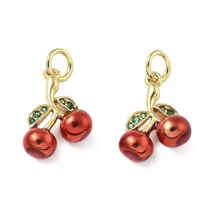 Brass Enamel Pendants