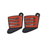 Spray Painted Alloy Pendants