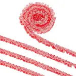 Double Layer Pleated Polyester Lace Trim