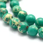 Synthetic Imperial Jasper Beads Strands