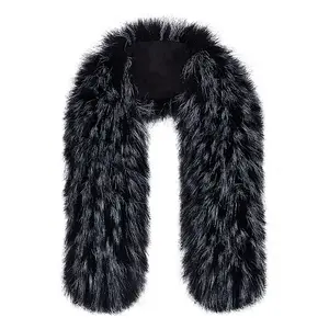 1Pc Artificial Fur Chenille Stick Collars Trim for Sewing Craft Decor