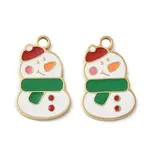 Christmas 304 Stainless Steel Enamel Pendants