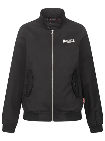 LONSDALE Prechodná bunda ' RODEEN '  čierna / biela