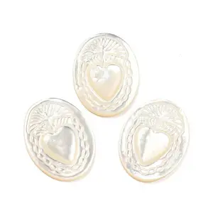 Natural Sea Shell Cabochons