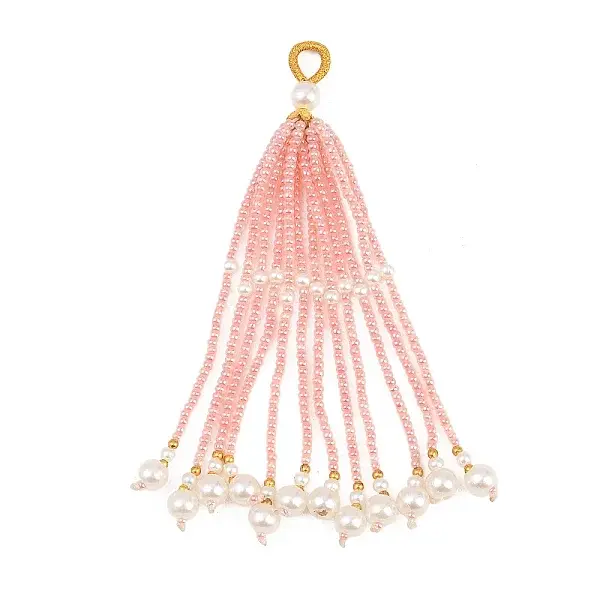 Transparent Glass & Plastic Beads Big Pendants