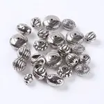 Antiqued Acrylic Beads