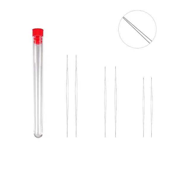Tarnish Resistant Stainless Steel Collapsible Big Eye Beading Needles