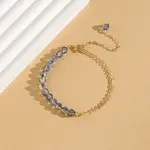 Elegant Glass Beads Link Bracelets